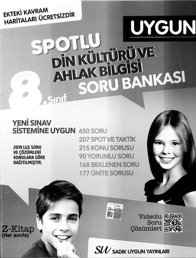 SPOTLU DİN KÜLTÜRÜ VE AHLAK BİLGİSİ SORU BANKASI
