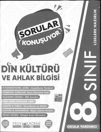 SORULAR KONUŞUYOR DİN KÜLTÜRÜ VE AHLAK BİLGİSİ