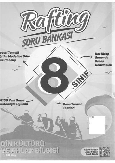 RAFTİNG SORU BANKASI DİN KÜLTÜRÜ VE AHLAK BİLGİSİ Fotokopinci -