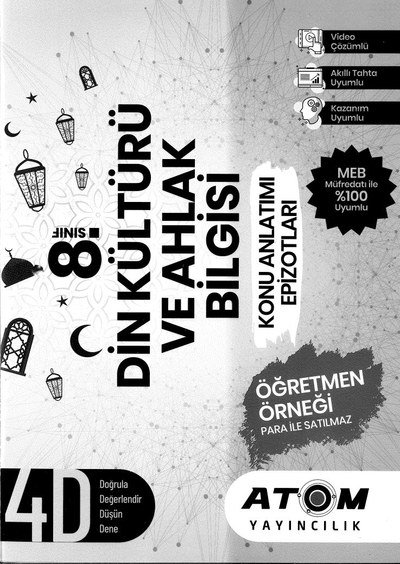 DİN KÜLTÜRÜ VE AHLAK BİLGİSİ KONU ANLATIM EPİZOTLARI Fotokopinci -