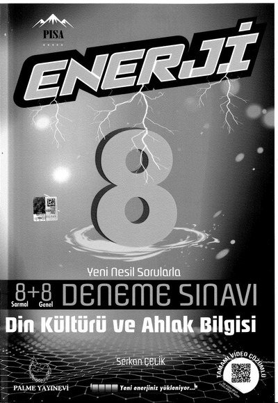 ENERJİ 8+8 DENEME SINAVI DİN KÜLTÜRÜ VE AHLAK BİLGİSİ