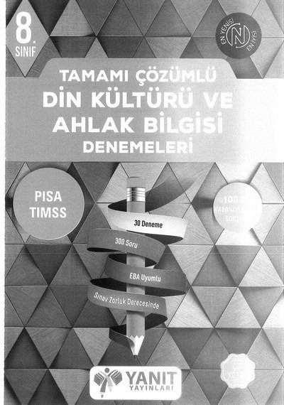TAMAMI ÇÖZÜMLÜ DİN KÜLTÜRÜ VE AHLAK BİLGİSİ DENEMELERİ Fotokopinci -