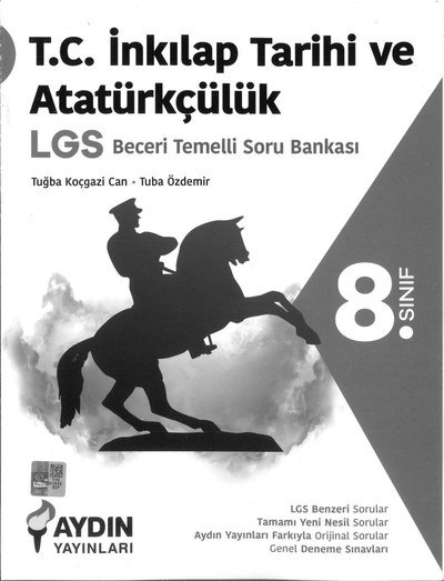 T.C. İNKILAP TARİHİ VE ATATÜRKÇÜLÜK SORU BANKASI LGS BECERİ TEMELLİ Fotokopinci -