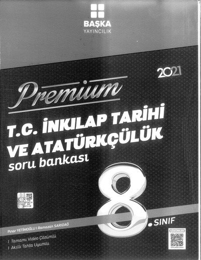 PREMİUM T.C. İNKILAP TARİHİ VE ATATÜRKÇÜLÜK SORU BANKASI Fotokopinci -