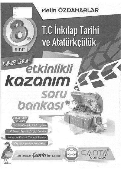 T.C. İNKILAP TARİHİ VE ATATÜRKÇÜLÜK ETKİNLİKLİ KAZANIM SORU BANKASI Fotokopinci -