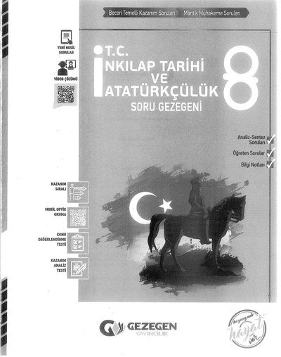 T.C. İNKİLAP TARİHİ VE ATATÜRKÇÜLÜK Fotokopinci -