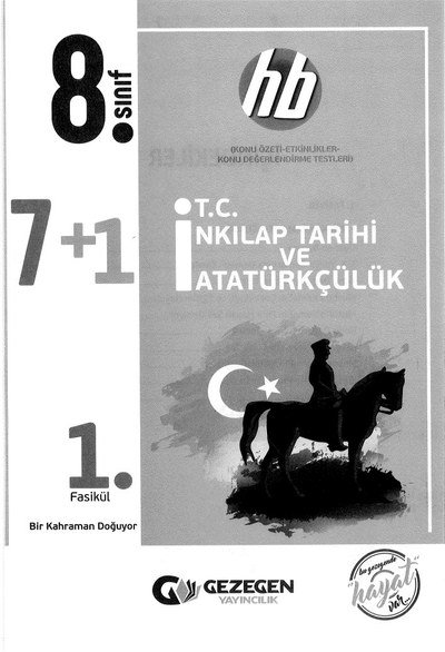 7+1 T.C. İNKILAP TARİHİ VE ATATÜRKÇÜLÜK 1. FASİKÜL Fotokopinci -