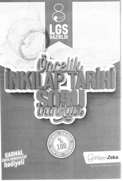 ÖNCELİK İNKİLAP TARİHİ SORU BANKASI Fotokopinci -