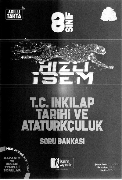 HIZLI İSEM T.C. İNKILAP TARİHİ VE ATATÜRKÇÜLÜK SORU BANKASI Fotokopinci -