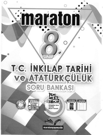 MARATON T.C. İNKILAP TARİHİ VE ATATÜRKÇÜLÜK SORU BANKASI