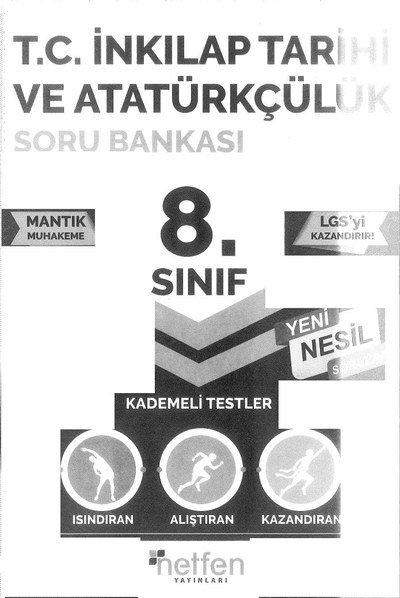 T.C. İNKİLAP TARİHİ VE ATATÜRKÇÜLÜK SORU BANKASI YENİ NESİL Fotokopinci -