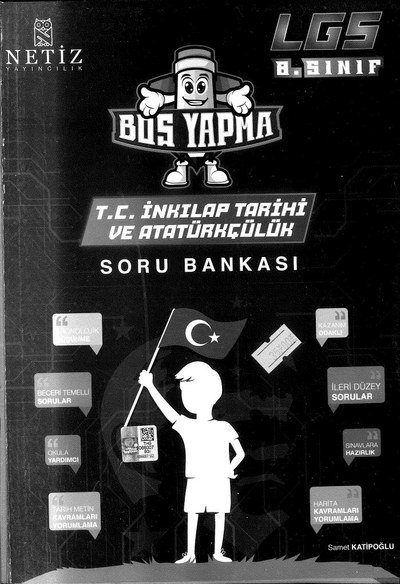 BOŞ YAPMA T.C. İNKILAP TARİHİ VE ATATÜRKÇÜLÜK SORU BANKASI Fotokopinci -