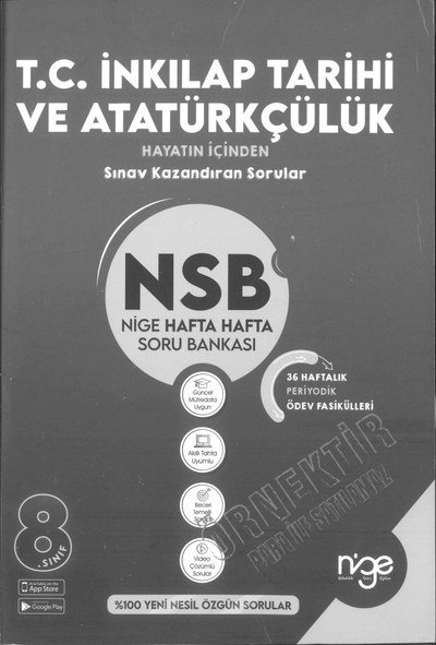 T.C. İNKILAP TARİHİ VE ATATÜRKÇÜLÜK SINAV KAZANDIRAN SORULAR Fotokopinci -