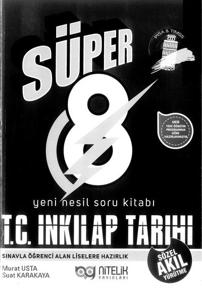SÜPER YENİ NESİL SORU KİTABI T.C. İNKILAP TARİHİ VE ATATÜRKÇÜLÜK