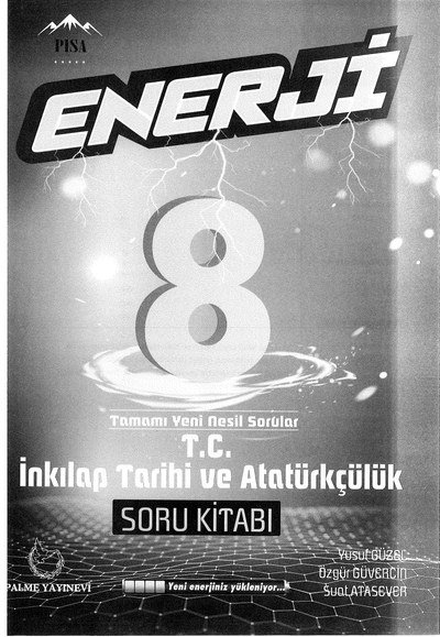 ENERJİ İNKILAP TARİHİ VE ATATÜRKÇÜLÜK SORU KİTABI Fotokopinci -