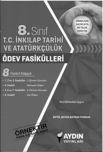 T.C. İNKILAP TARİHİ VE ATATÜRKÇÜLÜK ÖDEV FASİKÜLLERİ Fotokopinci -