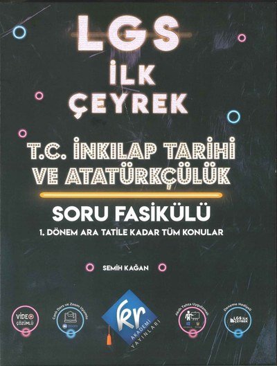 LGS İLK ÇEYREK T.C. İNKILAP TARİHİ VE ATATÜRKÇÜLÜK SORU FASİKÜLÜ Fotokopinci -