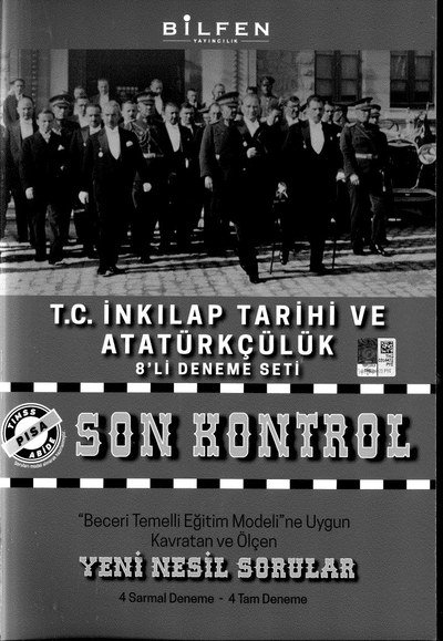 T.C. İNKILAP TARİHİ VE ATATÜRKÇÜLÜK 8'Lİ DENEME SETİ YENİ NESİL SORULAR Fotokopinci -