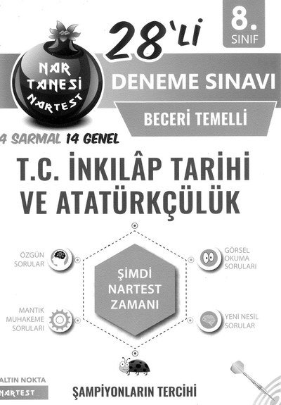 28'Lİ DENEME SINAVI T.C. İNKILAP TARİHİ VE ATATÜRKÇÜLÜK Fotokopinci -