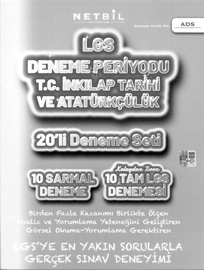 LGS DENEME PERİYODU T.C. İNKILAP TARİHİ VE ATATÜRKÇÜLÜK 20'Lİ DENEME SETİ