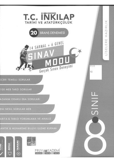 T.C. İNKILAP TARİHİ VE ATATÜRKÇÜLÜK 20 BRANŞ DENEMESİ SINAV MODU Fotokopinci -
