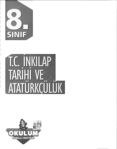 T.C. İNKILAP TARİHİ VE ATATÜRKÇÜLÜK OKULUM AKILLI DEFTER Fotokopinci -