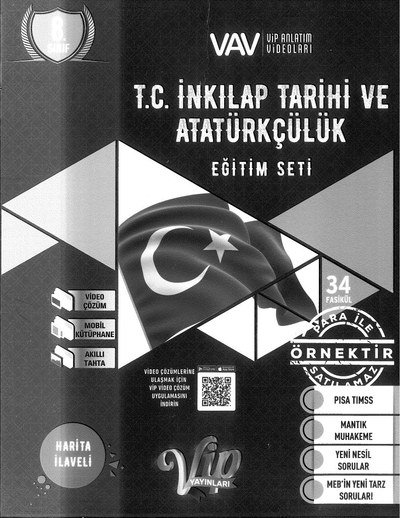 T.C. İNKILAP TARİHİ VE ATATÜRKÇÜLÜK EĞİTİM SETİ Fotokopinci -