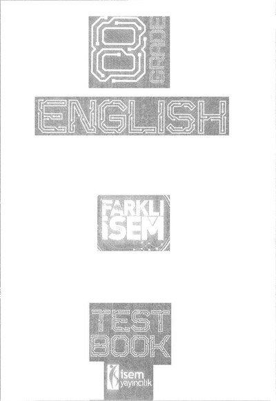 ENGLISH TEST BOOK FARKLI İSEM Fotokopinci -