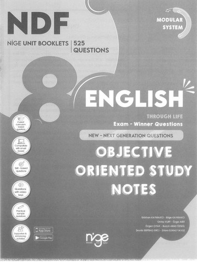 ENGLISH OBJECTIVE ORIENTED STUDY NOTES Fotokopinci -