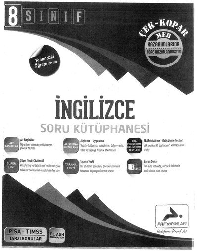 İNGİLİZCE SORU KÜTÜPHANESİ