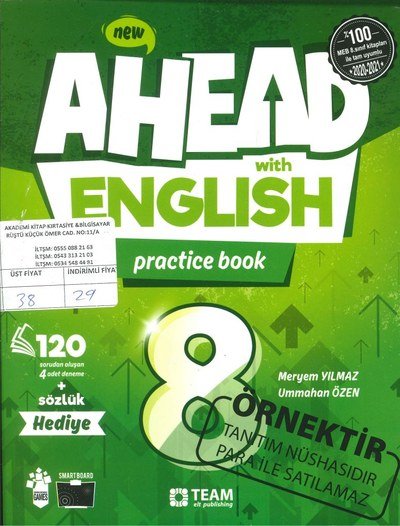 AHEAD WITH ENGLISH PRACTICE BOOK Fotokopinci -