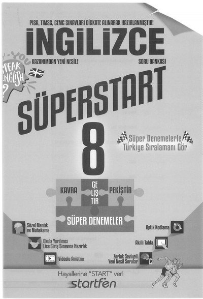 İNGİLİZCE SORU BANKASI SÜPERSTART Fotokopinci -