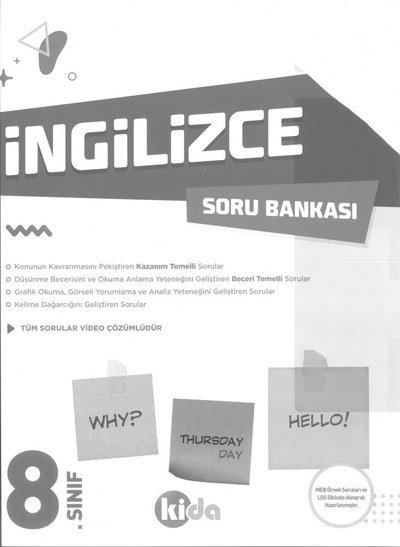 İNGİLİZCE SORU BANKASI Fotokopinci -