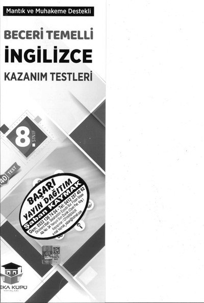 BECERİ TEMELLİ İNGİLİZCE KAZANIM TESTLERİ Fotokopinci -