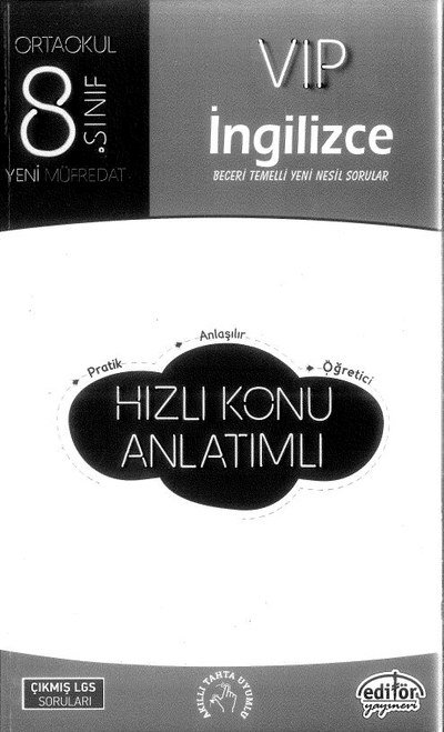 VIP İNGİLZİCE HIZLI KONU ANLATIMLI Fotokopinci -