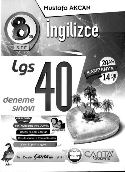 İNGİLİZCE LGS 40 DENEME SINAVI Fotokopinci -