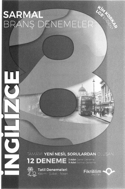 SARMAL BRANŞ DENEMELERİ İNGİLİZCE 12 DENEME Fotokopinci -