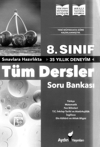TÜM DERSLER SORU BANKASI 35 YILLIK DENEYİM Fotokopinci -
