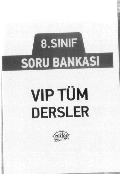 SORU BANKASI VİP TÜM DERSLER Fotokopinci -