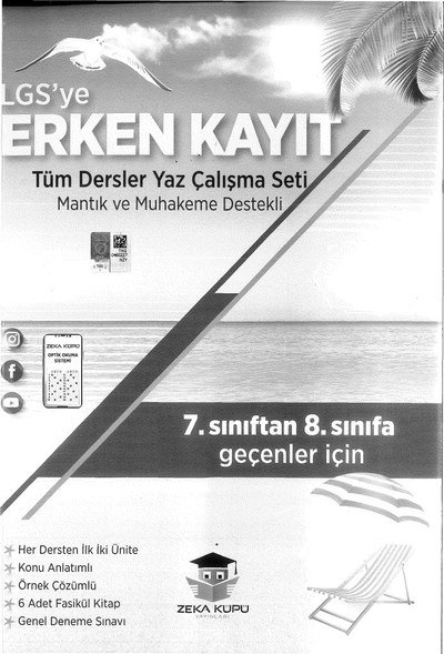 LGS'YE ERKEN KAYIT TÜM DERSLER YAZ ÇALIŞMA SETİ Fotokopinci -