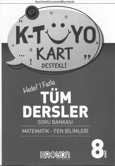 K-TÜYO KART DESTEKLİ TÜM DERSLER SORU BANKASI Fotokopinci -