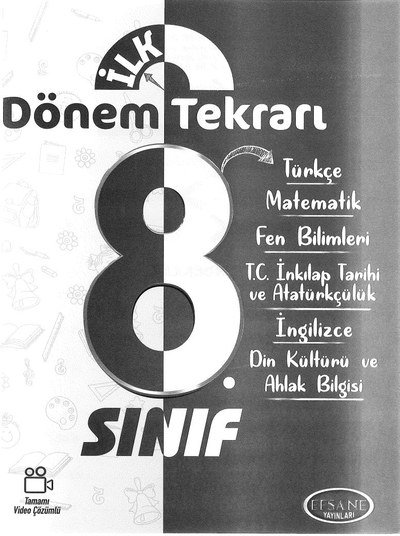 İLK DÖNEM TEKRARI TÜM DERSLER Fotokopinci -