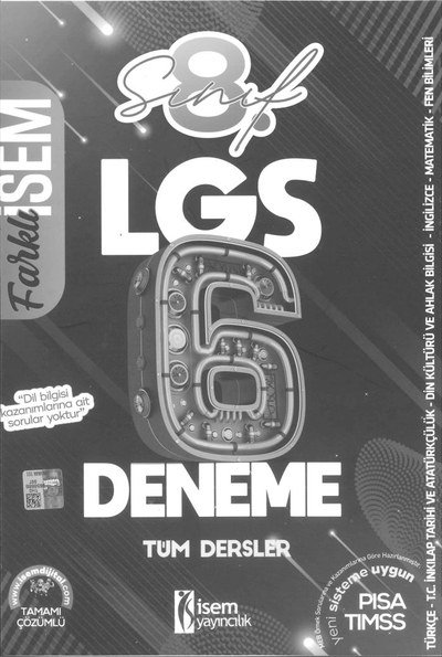 LGS 6 DENEME TÜM DERSLER Fotokopinci -