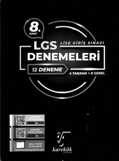 LGS DENEMELERİ 12 DENEME Fotokopinci -