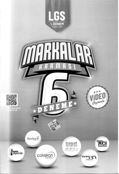 LGS 1. DÖNEM KONULARI MARKALAR KARMASI 6 DENEME Fotokopinci -