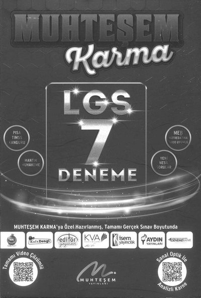 MUHTEŞEM KARMA LGS 7 DENEME Fotokopinci -