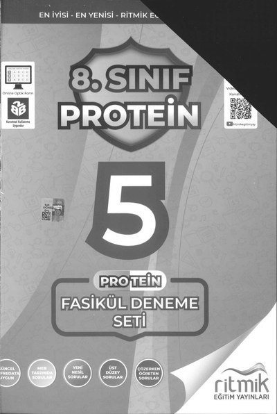 PROTEİN 5 FASİKÜL DENEME SETİ Fotokopinci -