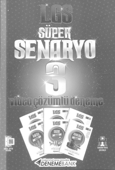 LGS SÜPER SENARYO 3 VİDEO ÇÖZÜMLÜ DENEME Fotokopinci -
