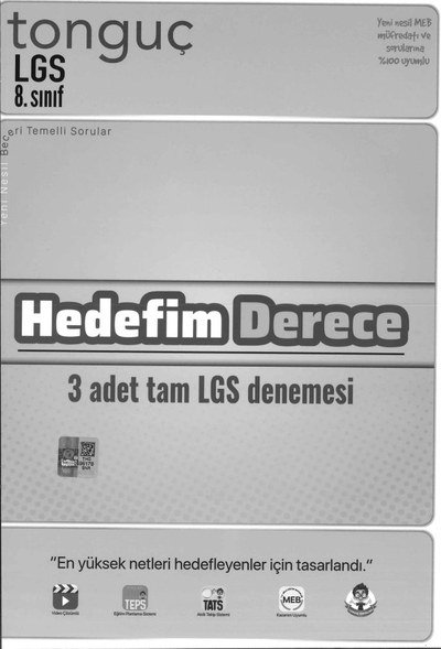 LGS HEDEFİM DERECE 3 ADET TAM LGS DENEMESİ Fotokopinci -