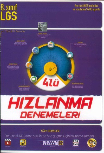 LGS 4'LÜ HIZLANMA DENEMELERİ TÜM DERSLER Fotokopinci -